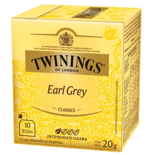 Té Twinings Earl Grey Caja 10un