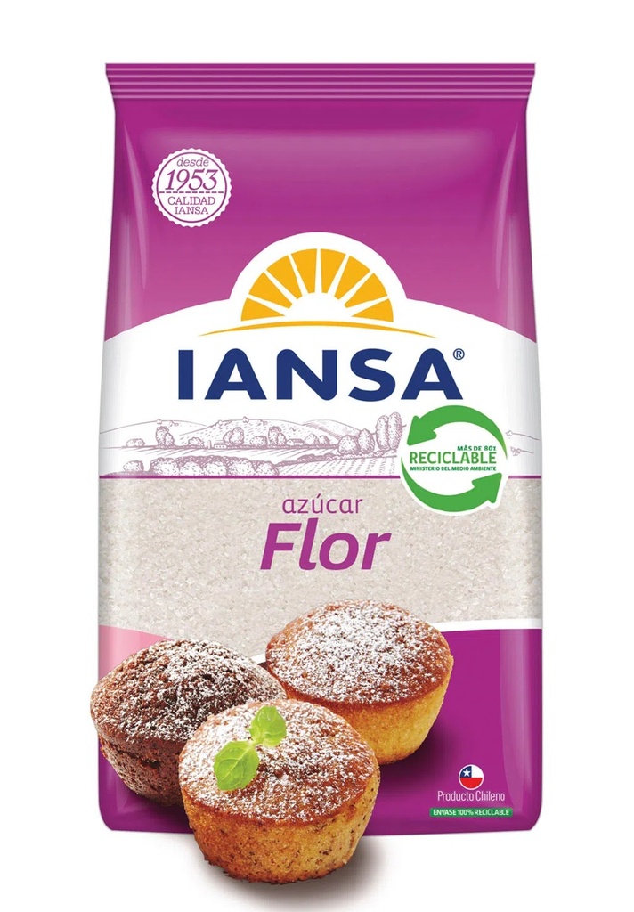 Azúcar Flor Iansa 500g