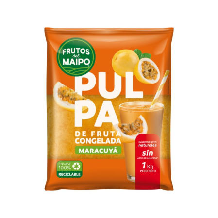 Pulpa de Maracuyá sin pepa 1Kg