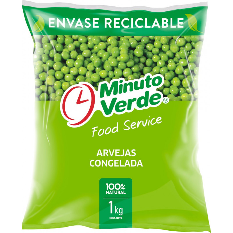 Arveja Congelada Minuto Verde 1Kg