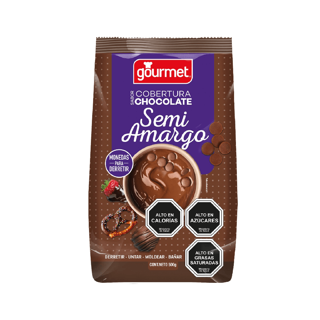 Cobertura Semiamarga Gourmet 500g
