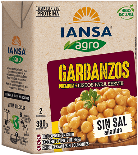 Garbanzos S/Sal Caja 390g