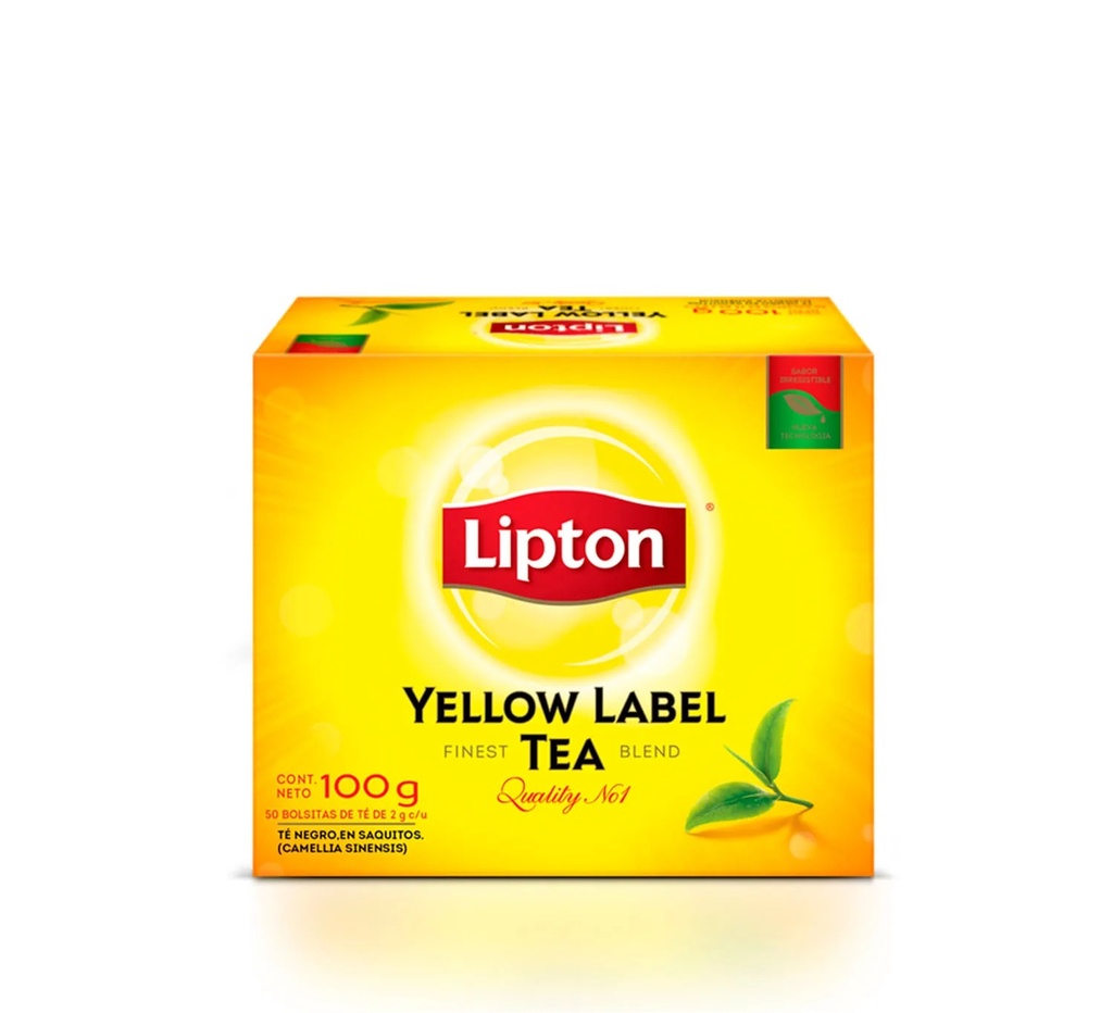 Té negro Yellow Label Lipton 50UN