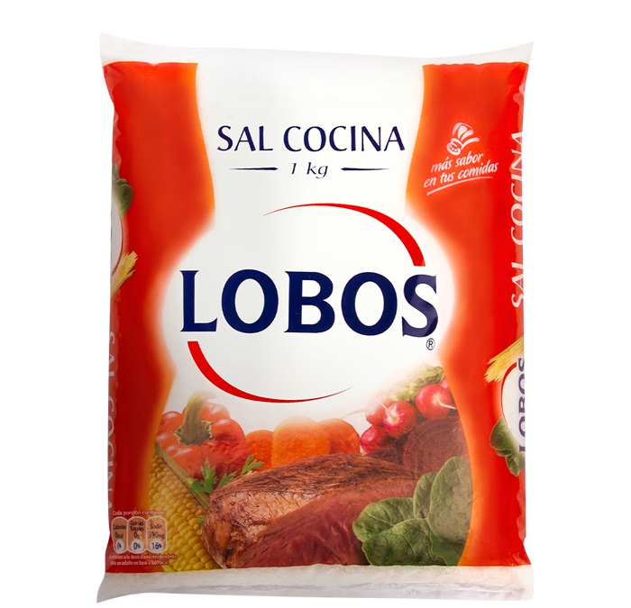 Sal gruesa Lobos 1Kg