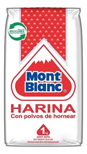 Harina Mont Blanc C/Polvo 1Kg