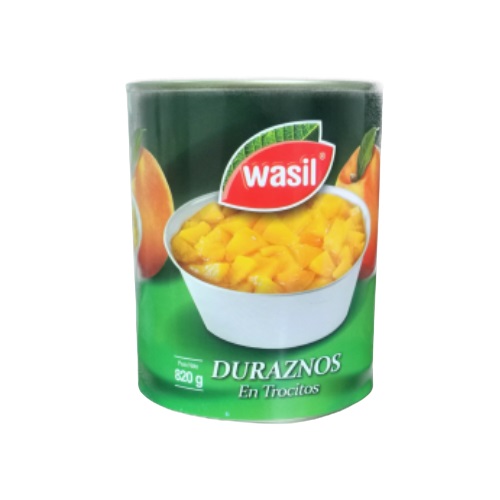 Durazno en Trocitos Wasil 820g