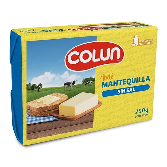 Mantequilla sin sal Colun 250g