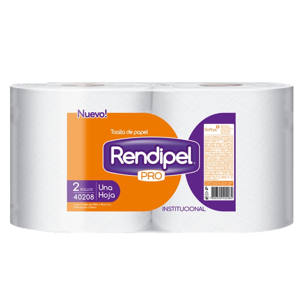 Toalla Rendipel Pro 190 MTS X 2 