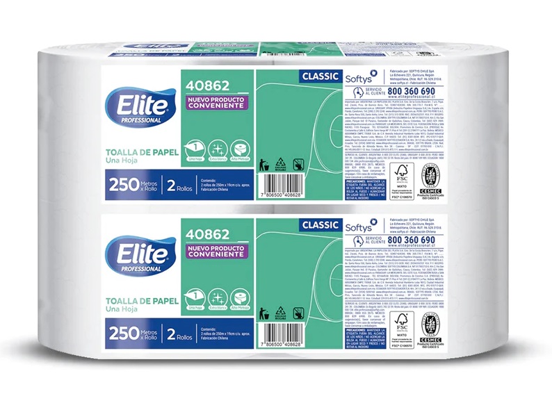 Toalla Elite Classic UH 2 X 250 MTS
