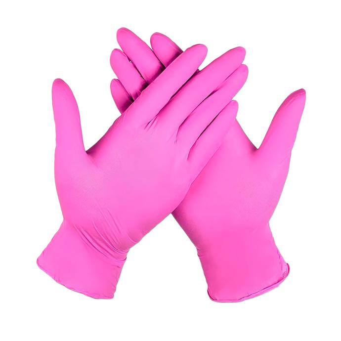 Guante Nitrilo RosadoTalla L Caja