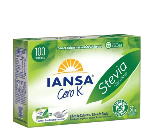 Endulzante Stevia+Sucraloza IANSA 100UN