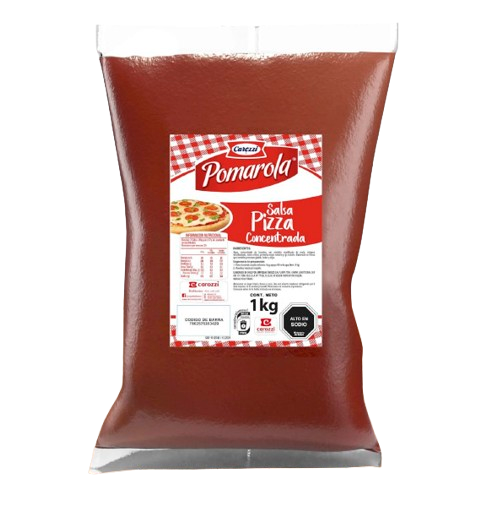 Salsa Pizza Concentrada Pomarola  10 X 1Kg