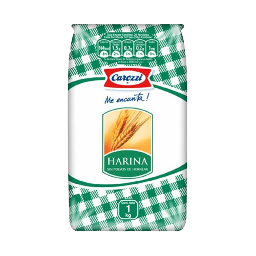 Harina Carozzi S/Polvo 12 X 1Kg