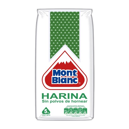 Harina Mont Blanc S/Polvo 12 X 1Kg